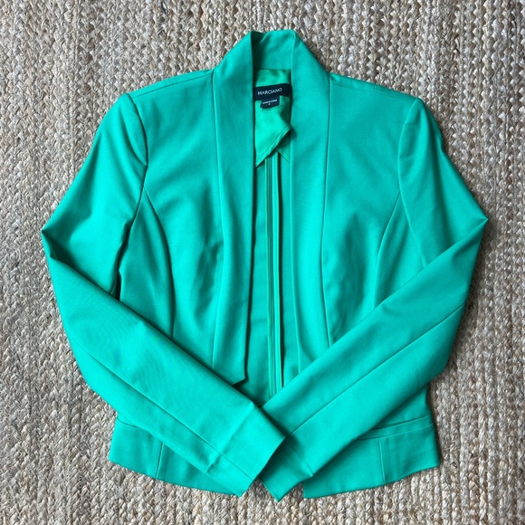 Marciano Tailored Kelly Green Blazer Size 4 - Picture 6 of 6